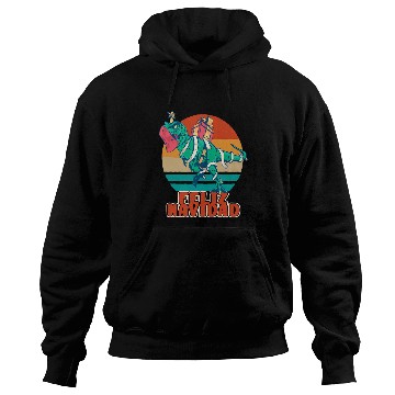 Discover Dinosaur Pet Feliz Navidad Hoodies