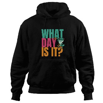 Discover Frog Pet What Day Is It Funny frog Wednesday meme Hoodies