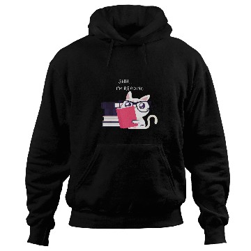 Discover Book Fun Reading Cat Library Book Club Cats Lover Hoodies