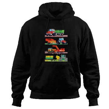 Discover Tractor Fun driving Farm Vehicles Hoodies