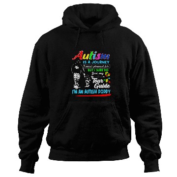 Discover Autism Puzzle Poppy Autism Is A Journey Hoodies