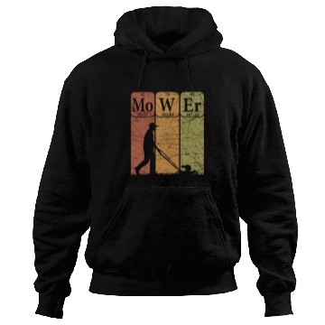 Discover Lawn Mower Fun Periodic Table Elements Lawn Mowing Nerd vintages 5 Hoodies
