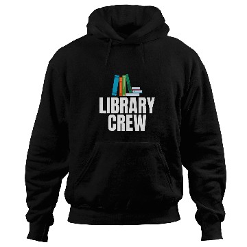 Discover Book Fun Library Crew Sarcastic for Unisex Book Nerds Hoodies
