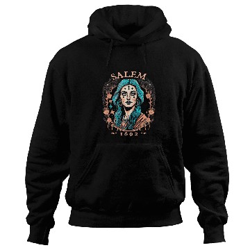 Discover Salem 1692 Witch Witches Wizard Magician Hoodies