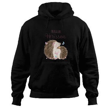 Discover Hedgehog Pet Mom Hedgehogs Flower Watercolour Hoodies