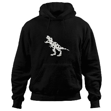 Discover Dinosaur Pet Polka Dot T rexs Dinosaur International Dot Day White Black Hoodies