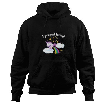 Discover Unicorn Pet Funny I Pooped Today Unicorn 0 Hoodies