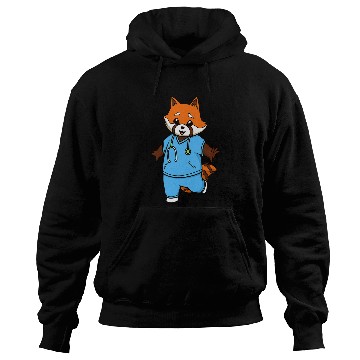 Discover nurses Job Comic red panda nurses Hoodies