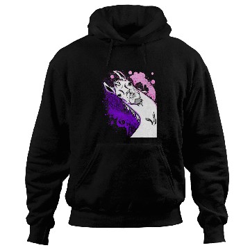 Discover Llama Pet Cute Wry Face Llama Surprise Hoodies