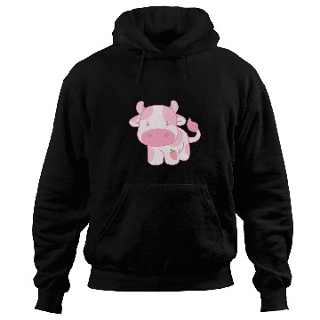 Discover Cow Pet Strawberry Cow Cute Pink Pastel Hoodies
