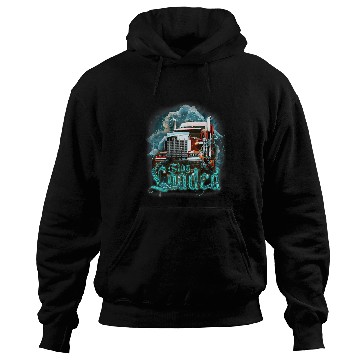 Discover Truck Fun Design For Men Dad Big Rig SemiTrailer Truckin 38 Hoodies