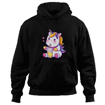 Discover Unicorn Pet Drinking Boba Tea Bubble Tea Cute Hoodies
