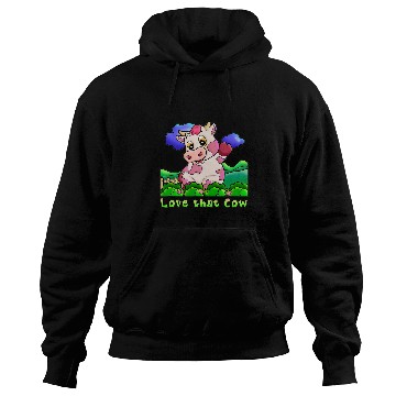 Discover Cow Pet Strawberry Cow Design 01 Hoodies
