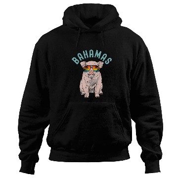 Discover Pig Pet Retro Bahamas Pig Bahamas Souvenir Family Vacation Trip 01 Hoodies