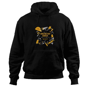 Discover Construction Worker Magician Confused Hoodies