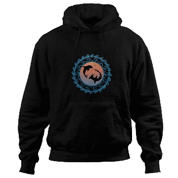 Discover Dolphin Pet Hammerhead Shark Dolphin Tribal Hoodies