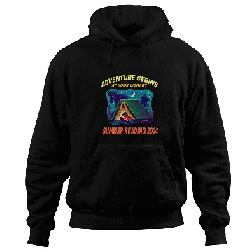 Discover Book Fun Adventure Begins At Your Library Summer Reading Program 04 05 Hoodies