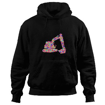 Discover Excavator Fun International Dot Day Colorful Dotted Hoodies