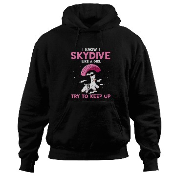 Discover Llama Pet Skydiving Llama I Know I Skydive Paragliding Parachuting Hoodies