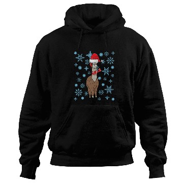 Discover Llama Pet Winter Snow Hoodies