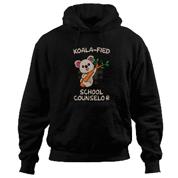 Discover Koala Pet fied Qualified School Counselor Hoodies