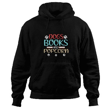 Discover Book Fun Dogs Books and Popcorn 1 Hoodies