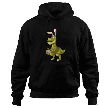 Discover Dinosaur Pet Easter Dinosaur Easter Bunny Dinosaur Easter Bunny TRex Hoodies