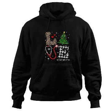 Discover nurses Job Christmas Tree Love Charge nurses Life Hoodies