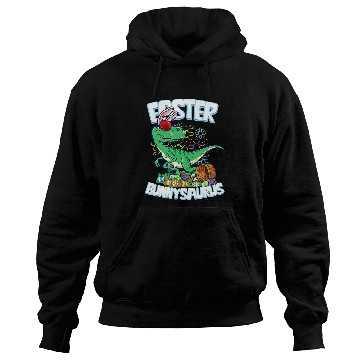 Discover Dinosaur Pet Easter Dinosaur Bunny Egg Hunt Kids Boys Velociraptor Hoodies