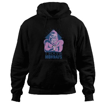 Discover Gorilla Pet Chimpanzee Gorilla hates Assembly Weekly Start Hoodies