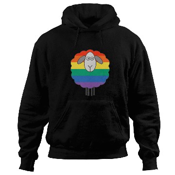 Discover Sheep Pet Rainbow Pride Flag Patterned Hoodies