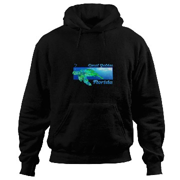 Discover Turtle Pet Coral Gables Florida Swimming Sea Hoodies