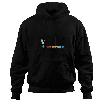 Discover Astronaut Job Planets Spaceman Funny Space Dwarf Solar System Hoodies