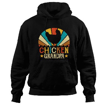 Discover Chicken Pet Grandpa Funny Poultry Farm Chicken Hoodies