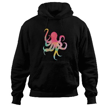 Discover Octopus Pet Cute Colorful Octopus Art Sea Life Hoodies