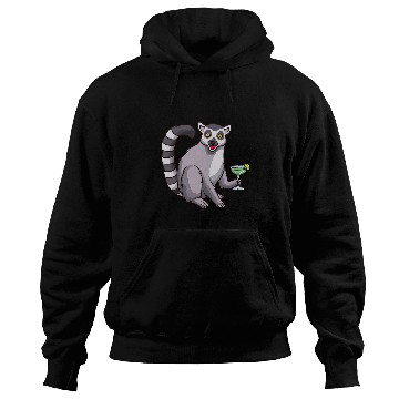 Discover Lemur Pet Drinking Margarita Hoodies