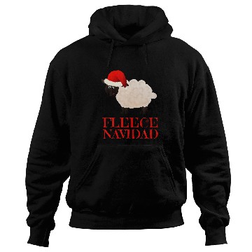 Discover Sheep Pet Funny Feliz Navidad Pun Sheep Fleece Navidad Hoodies