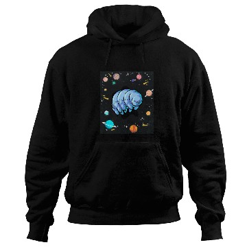 Discover Astronaut Job Tardigrade In Space Microbiologist Science Hoodies
