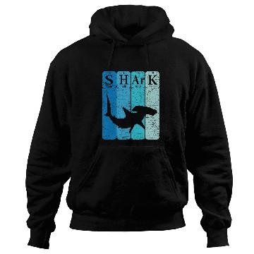 Discover Shark Pet Hammerhead Shark Periodic Table Elements Retro Hoodies