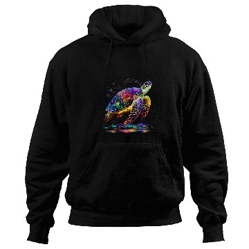 Discover Turtle Pet Tortoise Waterturtle Ocean Natural Environment 15 Hoodies