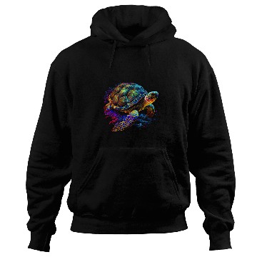 Discover Turtle Pet Tortoise Waterturtle Ocean Natural Environment 3 Hoodies