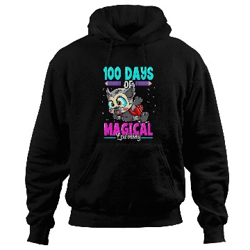 Discover Lemur Pet Katta Lemur 100 Days Of School 100 Days of Magical Learning Hoodies