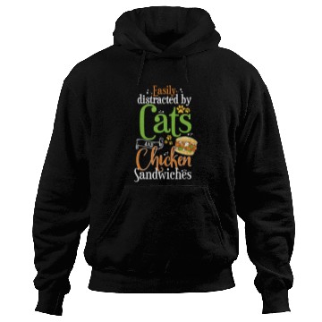 Discover Chicken Pet Sandwich Cats and Chicken Burger Hoodies