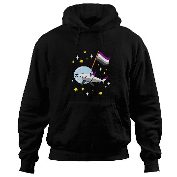Discover Shark Pet Asexual Hammerhead Shark In Space Ace Pride Hoodies
