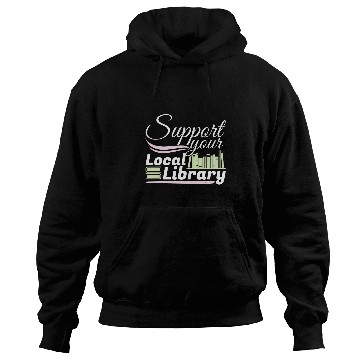 Discover Book Fun Support Your Local Library 1 Hoodies