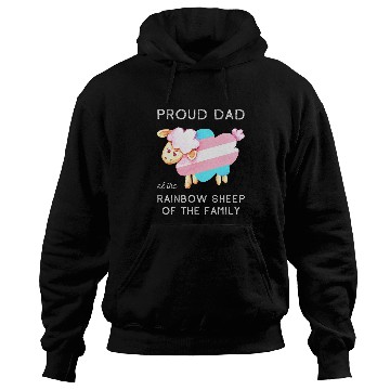 Discover Sheep Pet Trans Flag Rainbow Sheep Proud Dad LGBTQ Transgender Pride Hoodies