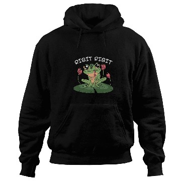 Discover Frog Pet Ribit Ribit Frog Lily Pads Hoodies