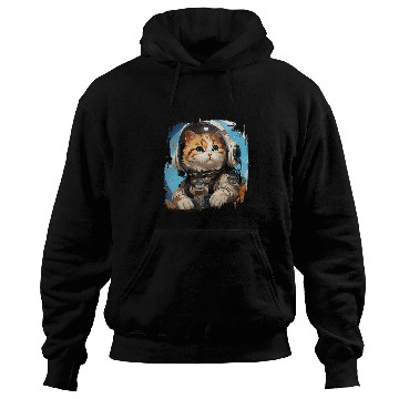 Discover Scotch Fold Cat Astronaut Vbs 2T Hoodies
