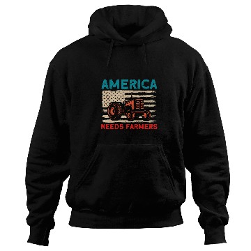 Discover Tractor Fun Farmer Farm Agriculture America Needs Farmers Hoodies