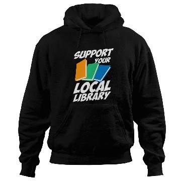 Discover Librarian Job Support Your Local Library For Librarians MP Hoodies